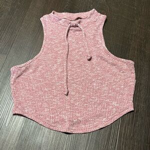 Gymshark women’s cozy cropped mock neck top, medium